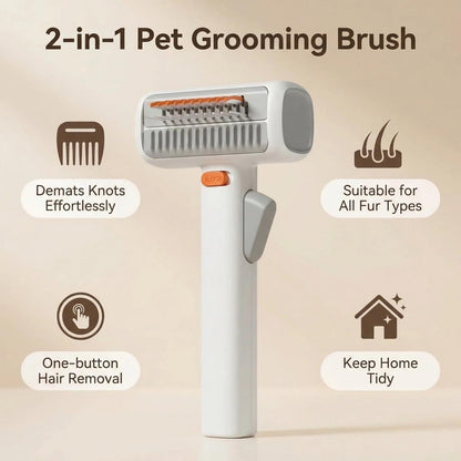 FurEase Gravity Detangling Comb for Pets