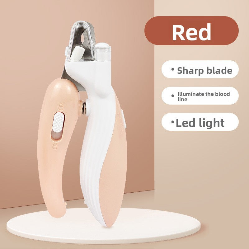 FurEase LED Pet Nail Clippers with Safety Guard