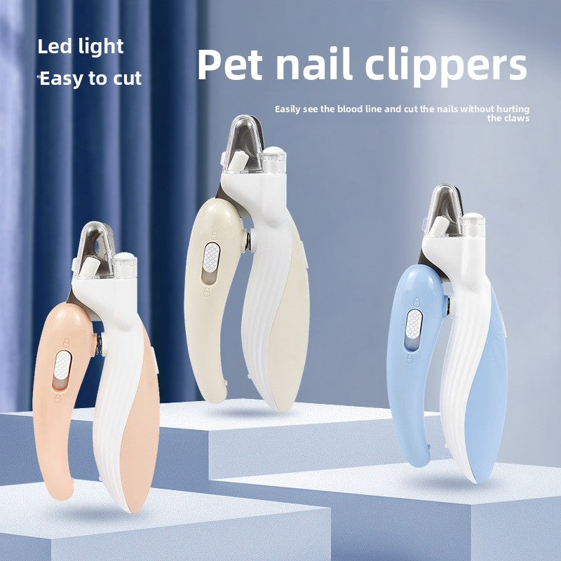 FurEase LED Pet Nail Clippers with Safety Guard